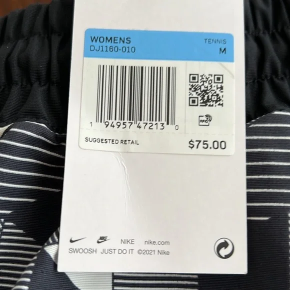 Nike Women’s Nylon Pants Women’s Geometric Black Rainwear, walk-in outdoor pants - Picture 8 of 11